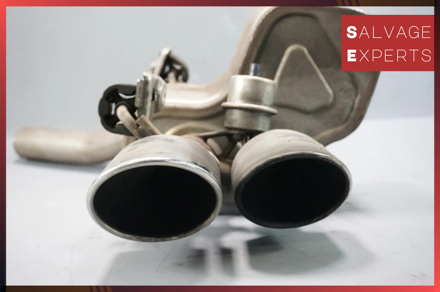 2014-2019 Maserati Ghibli Right Rear Exhaust Muffler Pipe Assembly 670030856 OEM