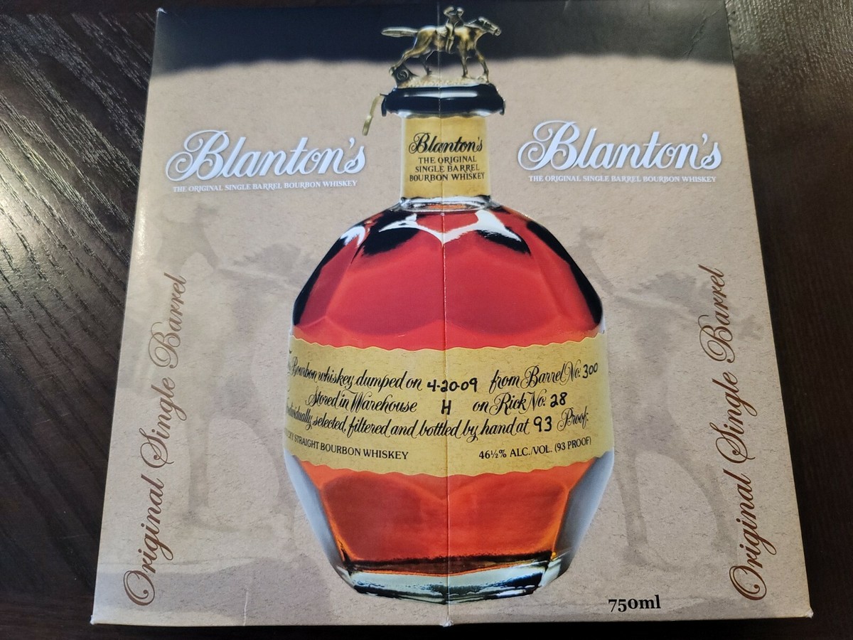 Blanton's Single Barrel Bourbon Whiskey Empty Box - THREE STYLES