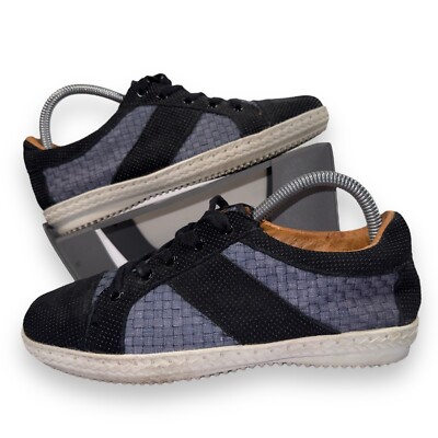 BM Bernie Mev Casual Sneakers Black Blue Women's 9/39
