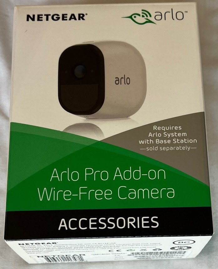 NEW NETGEAR Arlo Pro VMC4030 Add-on Camera HD Night Vision In/Outdoor  Waterproof