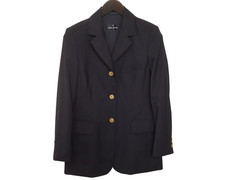 Woman Daniel Hechter Blazer Blue Wool D34 F36 GB8 IT38 US6 QEA446