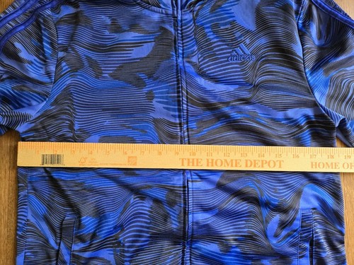 2 PC Set: ADIDAS Black & Blue Jacket & Jogger Pant Boys Youth XL Tall 18/20 - Picture 17 of 23