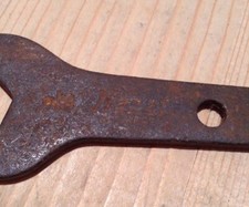 VINTAGE OPEN ENDED SPANNER WRENCH TOOL HAZET ENGINEER CLASSIC CAR TRACTOR FARM