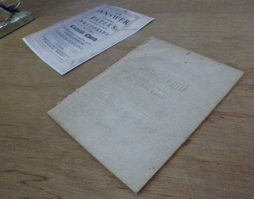 ANSWER TO SOME PAPERS Catholic Church Authority 1686 Ed. Stillingfleet PAMPHLET - Picture 2 of 12