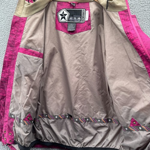 Sessions Terrain Snowboarding Jacket Men's Medium Pink Fuchsia - Picture 9 of 15