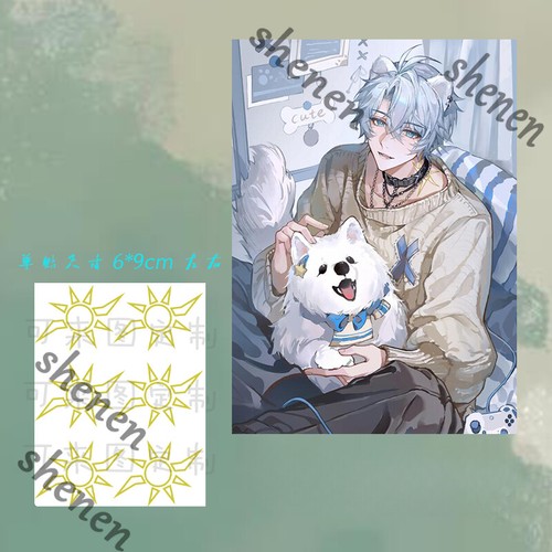 Honkai: Star Rail Phainon Anime Body Tattoo Sticker Decal Cospaly Tags Cartoon - Picture 5 of 7