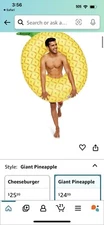 Big Mouth Giant Pineapple Pool Float