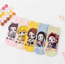 Cartoon Family Socks Demon Slayer Ankle Sock Anime Cosplay Fashion Stocking Hose