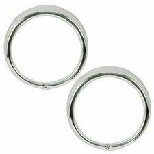 Chrome Headlight Rings Vw Bug Bus Slopeback Squareback Vw Headlight Rings Pair Chrome Headlight Rings Vw Bug Bus Slopeback Squareback Vw Headlight Rings Pair