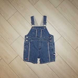 Baby Vtg Tommy Hilfiger Denim Overalls Shortalls Romper One Piece 6 To 12 Months Ebay