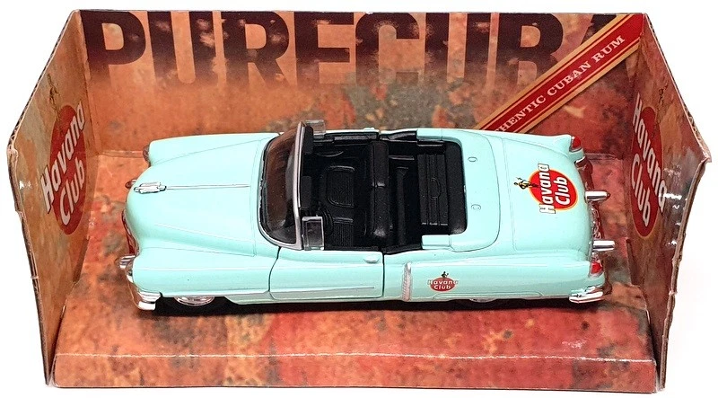 Cadillac Conversível Welly Havana Club Escala 1/43 WHC01 - 1953 - Azul Lt - Imagem 4 de 4
