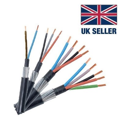 SWA-Kabel 1,5 mm-16 mm 2 Kern - 5 Kern Stahldraht gepanzert für draußen oder drinnen