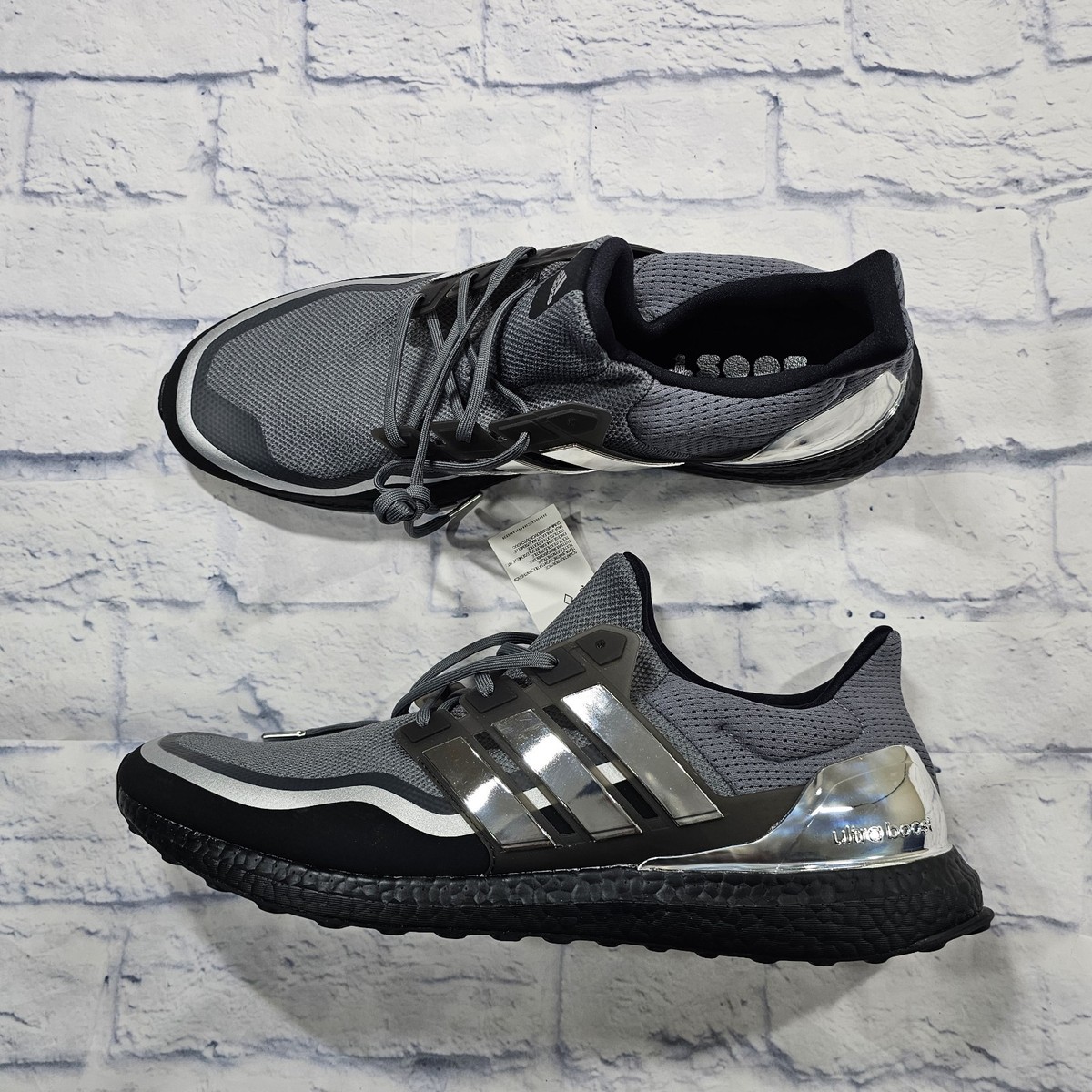 adidas MENS SIZE 18 Ultraboost 1.0 DNA Running Shoes Grey  display picture 3
