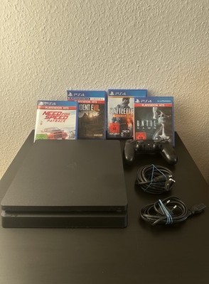 Sony PlayStation 4 PS4 Slim 500GB Bundle | TOP Zustand | KEIN Stickdrift 