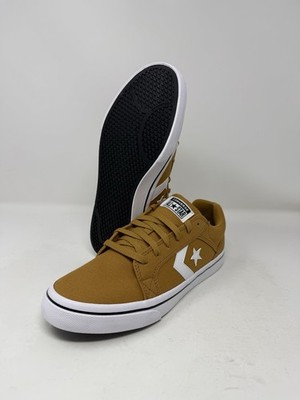 Converse El Distrito 2.0 OX Honey Brown White Casual Sneakers A03787F Mens Sizes