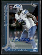 2025 Topps Chrome Football Tate Ratledge #RA-TR RC Rookie Auto