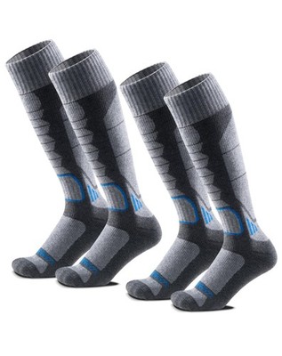 Ski Sock Merino Wool Ski Socks Mens Womens Skiing & Snowboarding Socks Over T...