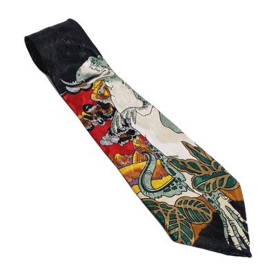 Duomo Milano Multicolor T-Rex Men's Neck Tie 56x3.5''  