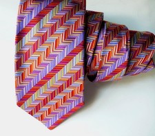 Duchamp Colorful Woven Silk Tie