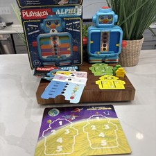Vintage Playskool Alphie 1978 Electronic Robot IN BOX w/MOST COMPONENTS WORKS