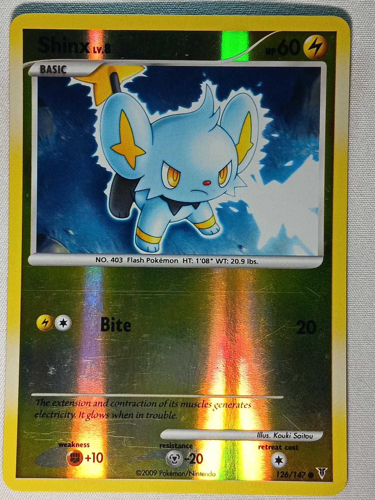 Shinx 126/147 Common Supreme Victors Pokemon Reverse Holo Heavily Played
