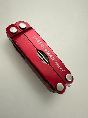 Leatherman MICRA Red Keychain Multi Tool Knife