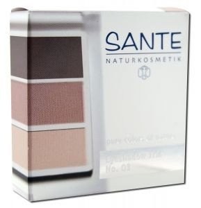 Sante Eyeshadow Trios Rose Wood 03 5 г Порошок