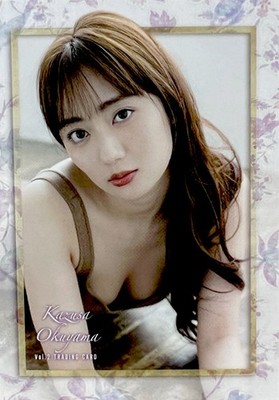 KAZUSA OKUYAMA #RG65. Hit s Vol.2 trading card. Not juicy honey. Japan  