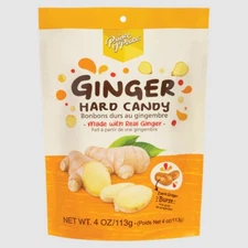 Hard Sweets Ginger Candy with Center-Filled Ginger Burst- 4oz - Prince of Peace