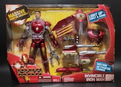 Hasbro 2008 Marvel Invincible Iron Man 12 Inch Action Figure New In Box Sealed