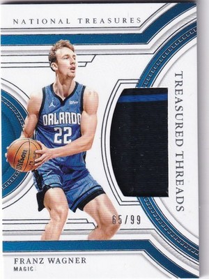 2023-24 Panini National Treasures NBA TD-WEG Franz Wagner Game-Worn Patch 65/99
