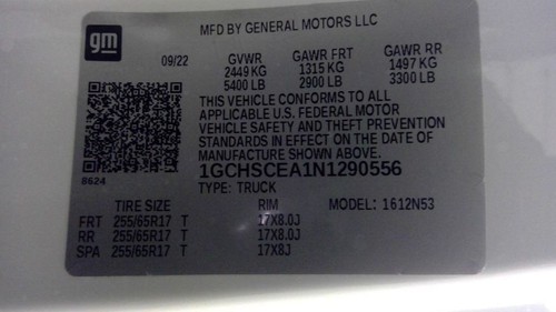 Cámara de visión trasera 84143039 se adapta a 19-22 Chevrolet Colorado 2634873 - Imagen 12 de 12