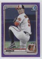 2020 Bowman Draft Chrome Purple Refractor 56/250 Carter Baumler #BD-117 s3g