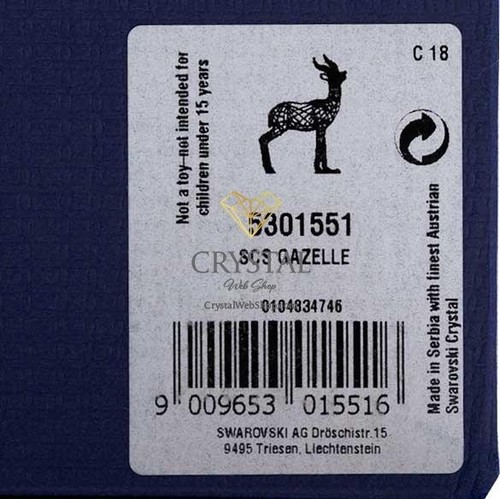 SWAROVSKI SCS Figurine 2018 Member Gazelle 5301551 - Picture 8 of 9