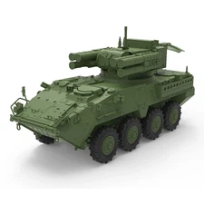 SSMODEL SS35961 1/35 Military Model Kit US Stryker ADATS Tank Destroyer