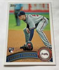 2011 Topps Freddie Freeman Rookie Card #145 (RC). rookie card picture