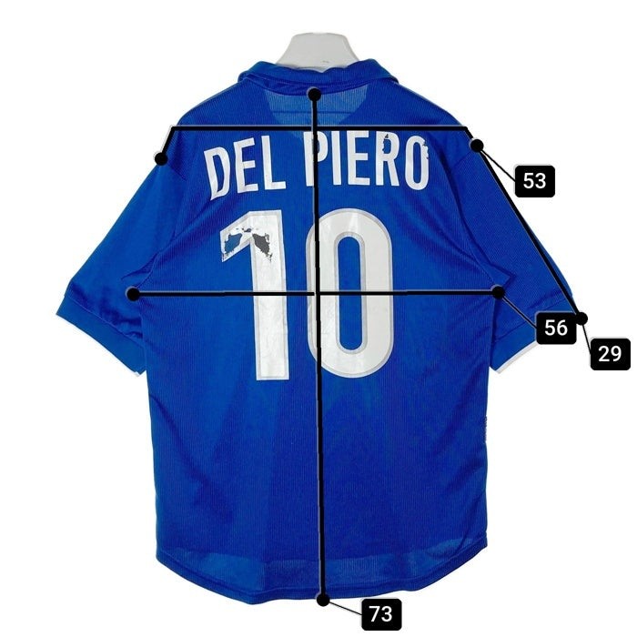 1998Nike イタリア代表DEL PIERO 10 Lサイズ Del Piero Juventus 98/99 Home Jersey #10 Kappa M New w/ Tags