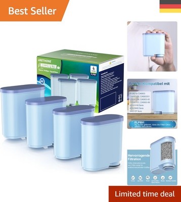 Philips AquaClean Wasserfilter 4 Stück   Reduziert Chlor & Schwermetalle sicher