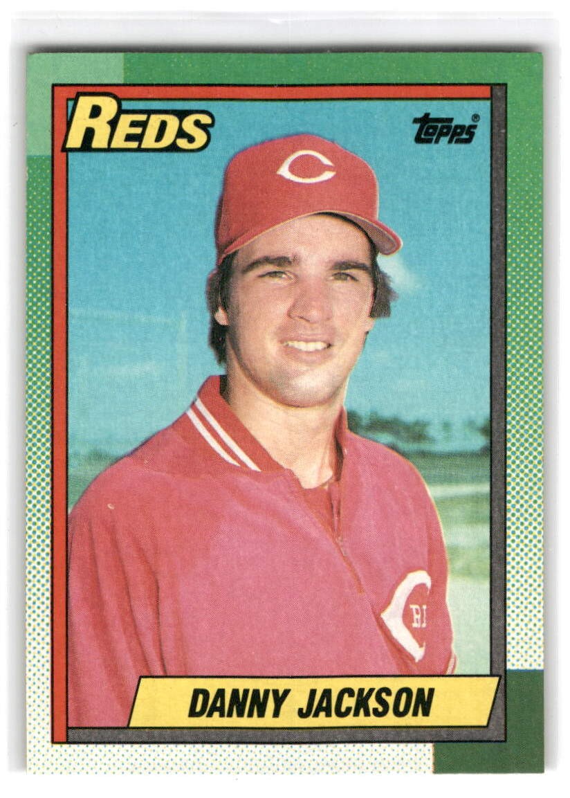 Danny Jackson 1990 Topps Baseball #445 Cincinnati Reds