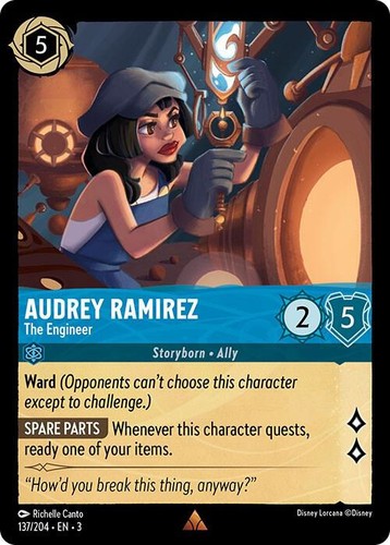 Audrey Ramirez - The Engineer 137/204 Into the Inklands Cold Foil