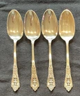 Wallace Rosepoint Sterling 4 spoons