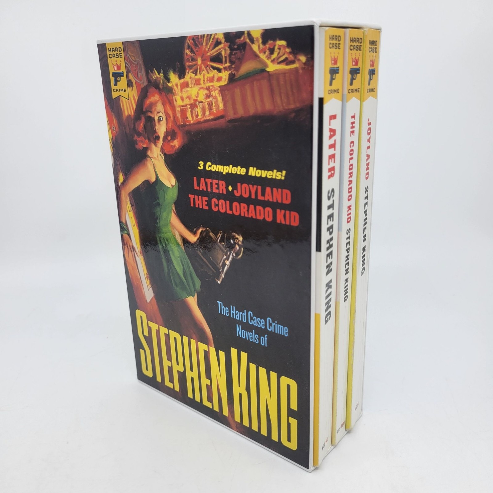 Confirmation Later Stephen King Hard Case Crime Box Set 3 Books - Later, Joyland, Colorado ...