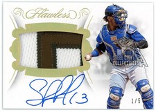 Salvador Perez 2018 Panini Flawless Game-Used Patch Auto 1/5