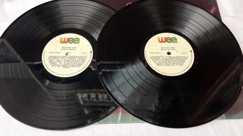 Susana Rinaldi ‎– Hoy Como Ayer - 2 x Vinyl 1983 - Image 4 of 4
