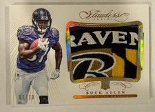 2015 Flawless Buck Allen Gold Rookie Patch Ravens Logo #d /10