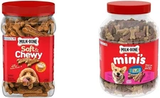 Milk-Bone Dog Treats Bundle: Soft & Chewy Chicken 25 25 Ounce + 36 