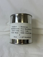 KIA Paint Code 1S KIA OEM Basecoat Pint Unreduced SPARK (SPORT) BLUE
