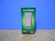 Lutron Diva DVCL-153PR-GR Single Pole or 3-Way LED+ Dimmer Switch Gray
