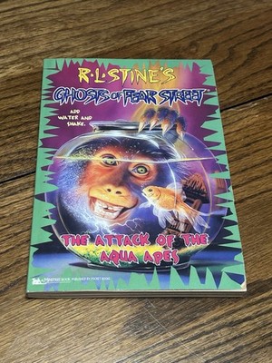 RL Stine Ghosts of Fear Street 18 The Attack of the Aqua Apes Paperback 1997