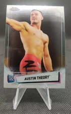 2021 Topps Chrome WWE #74 Austin Theory Wrestling Card